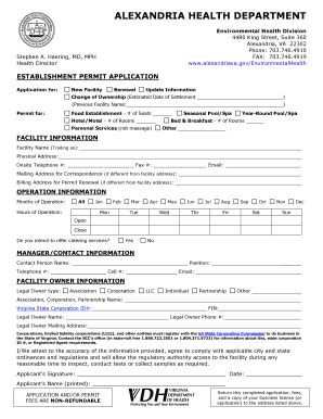 alexandria permit online.